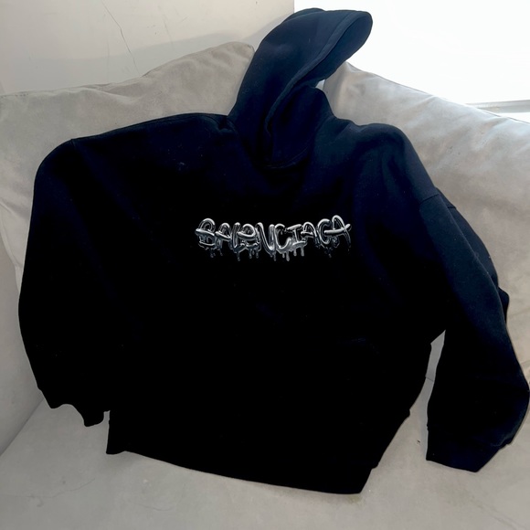 Balenciaga | Sweaters | Balenciaga Slime Hoodie Wide Fit | Poshmark